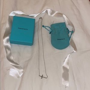 Tiffany & Co Silver Cross Necklace
